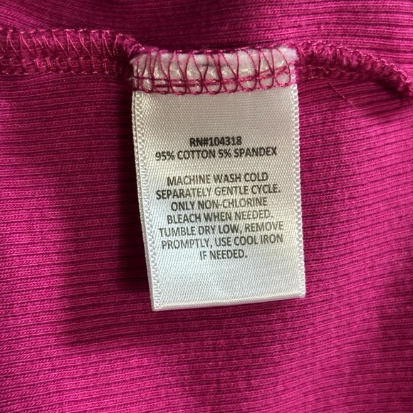 Derek Heart Magenta Tank Top Sz XL - Picture 8 of 8